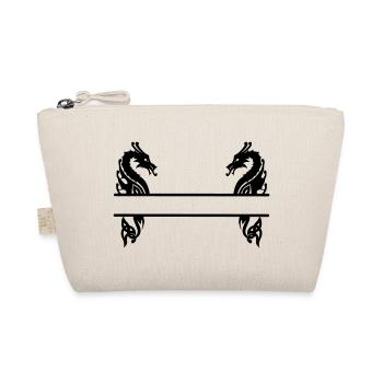 Viking Two Dragons - Organic Pouch - nature - Front