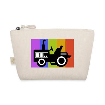 Motor Vehicle Organic Farmer Country Life Farmer Tractor - Organic Pouch - nature - Front
