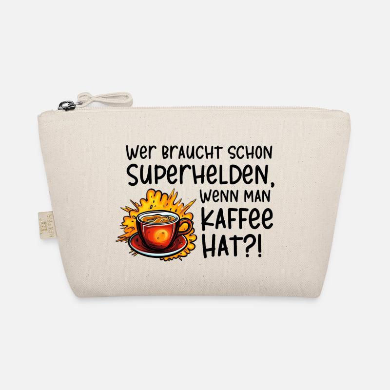 Superhelden Kaffe - Bio-Täschchen - Natur