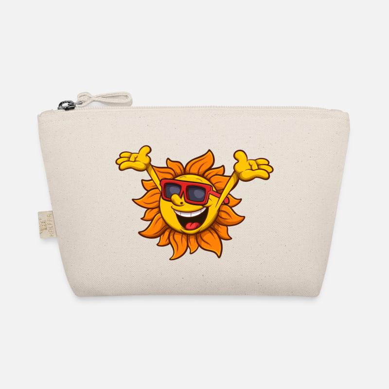 Happy Sun Character Organic Pouch