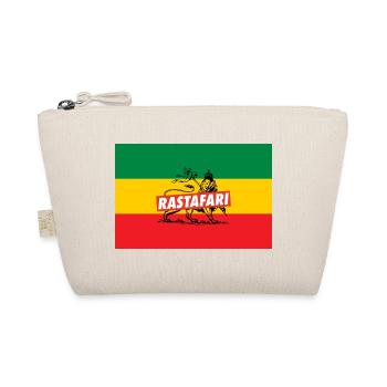 REGGAE FLAG - RASTA LION - JAH RASTAFARI - Organic Pouch - nature - Front