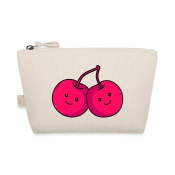 Cherries Comic - Organic Pouch - nature - Front