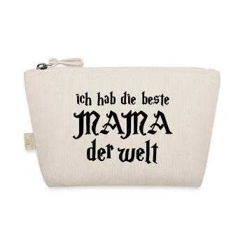 Mutter Spruch Geschenk Mama Muttertag - Bio-Täschchen - Natur - Vorne