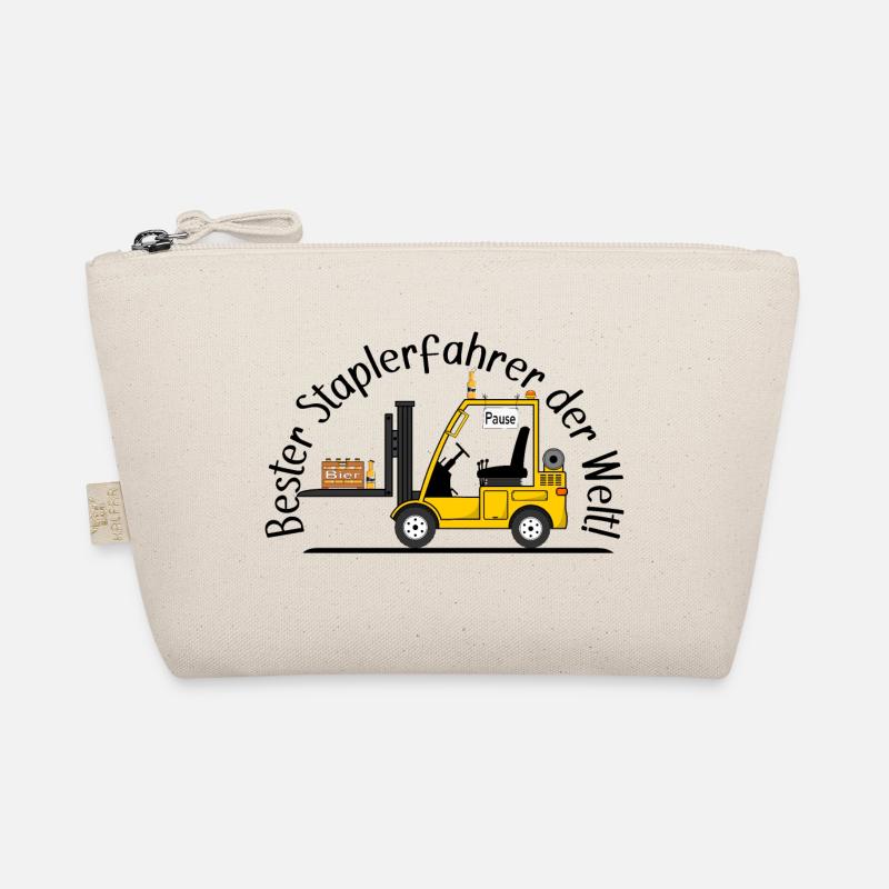 Staplerfahrer mit Bier beste Staplerfahrer Bio-Täschchen