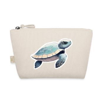 Schildkröte - Bio-Täschchen - Natur - Vorne