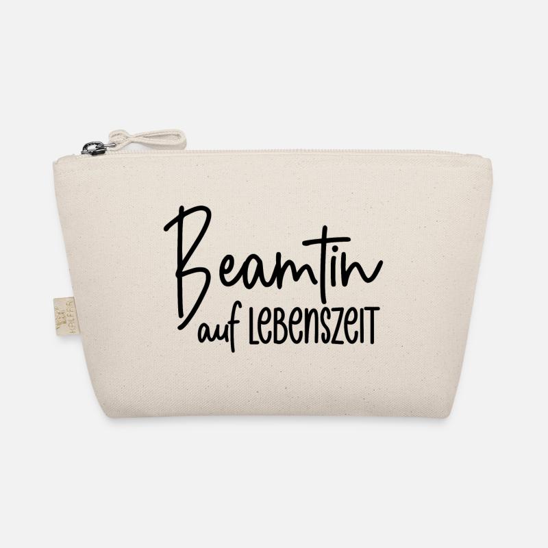 Beamtin auf Lebenszeit - Bio-Täschchen - Natur