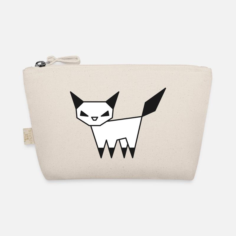 Geometric Cat Organic Pouch