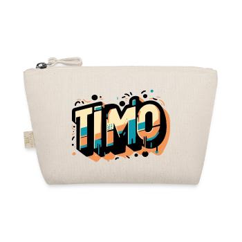 Timo Name Graffiti - Organic Pouch - nature - Front