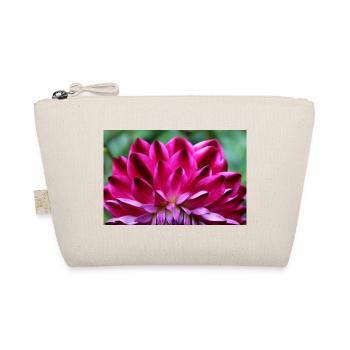 Dahlie rot Blüte ,Blume - Bio-Täschchen - Natur - Vorne
