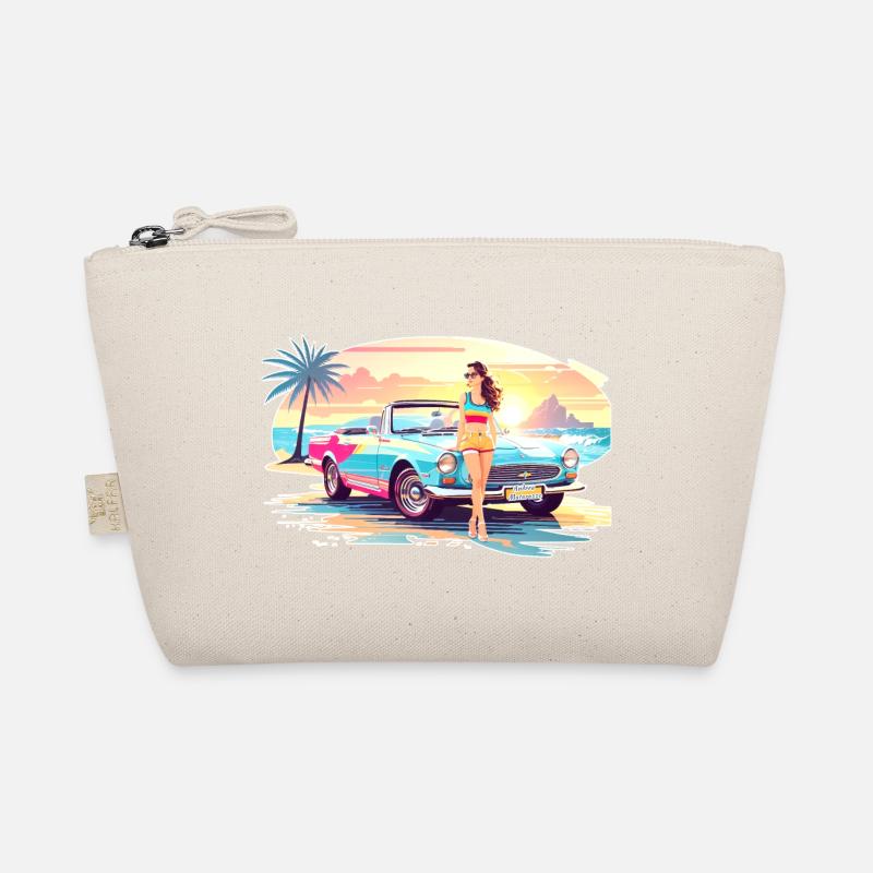 Fille avec voiture de sport 2 Trousse biologique