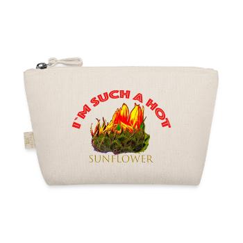 I'm such a hot sunflower, eine Sonnenblume,A733107 - Bio-Täschchen - Natur - Vorne