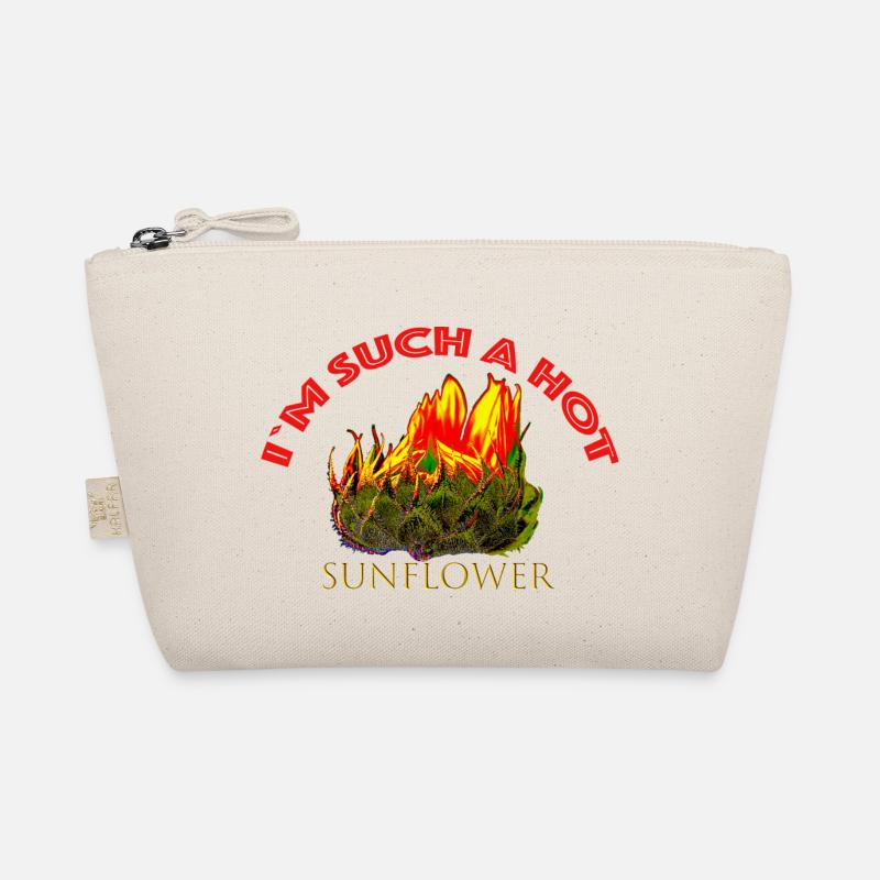 I'm such a hot sunflower, eine Sonnenblume,A733107 Bio-Täschchen