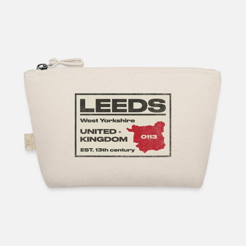 Leeds West Yorkshire Emblem Organic Pouch