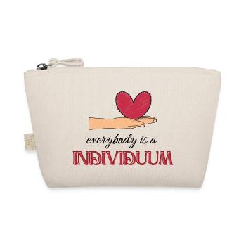 Everybody is a individuum - Organic Pouch - nature - Front