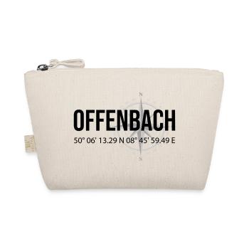 Koordinaten Offenbach - Bio-Täschchen - Natur - Vorne