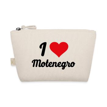 I Love Montenegro - Bio-Täschchen - Natur - Vorne
