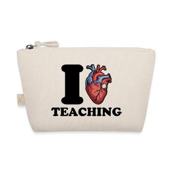 I love teaching - Organic Pouch - nature - Front