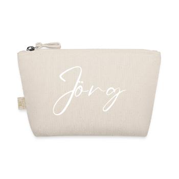 Jörg Name T-Shirt Geschenk Für Männer - Bio-Täschchen - Natur - Vorne