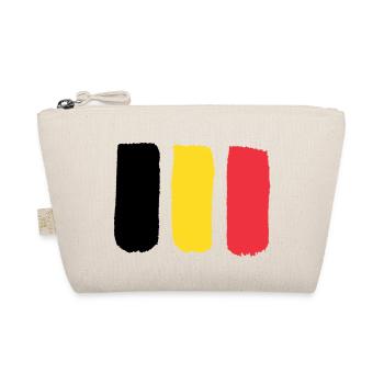 Belgien / Belgische Flagge - Bio-Täschchen - Natur - Vorne