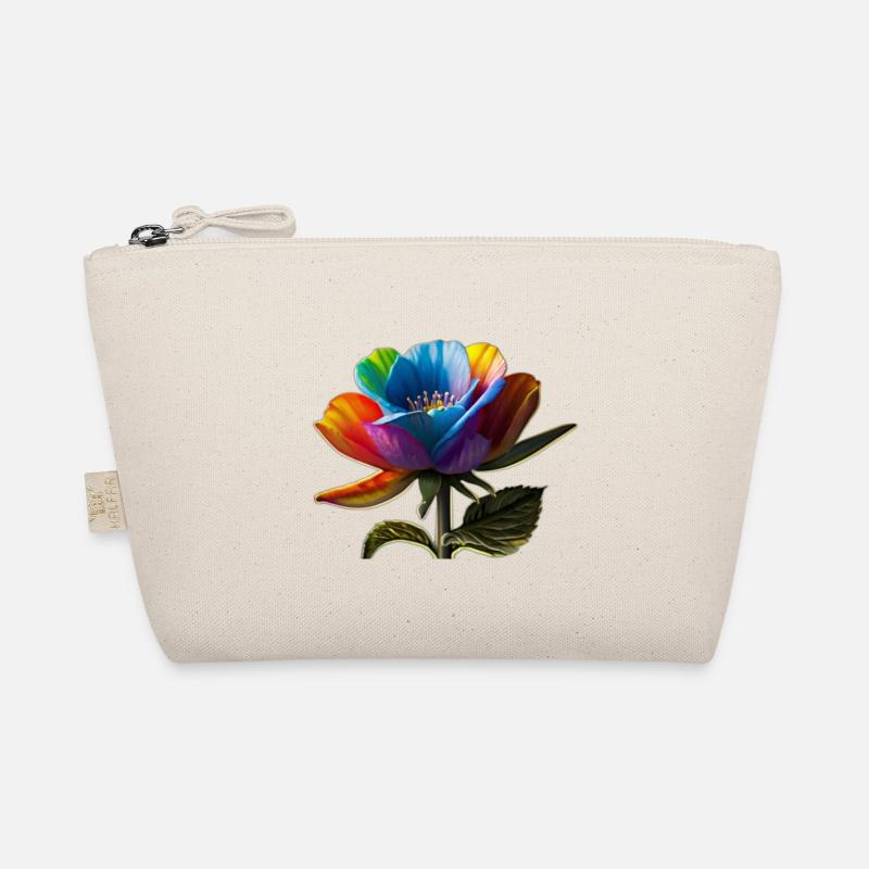 Regenbogen Blume Bio-Täschchen