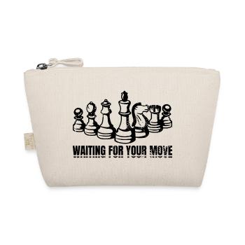 Chess Player Saying - Organic Pouch - nature - Front