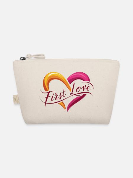 ERSTE LIEBE - Bio-Täschchen - Natur - Vorne