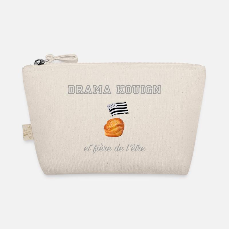 Fière d être une drama kouign Light Grey Trousse biologique