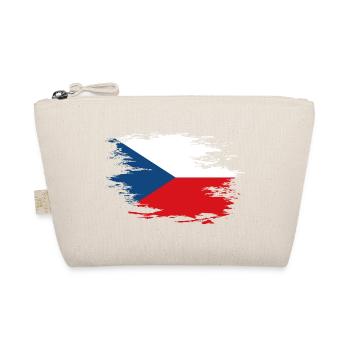 Czech Republic flag used design - Organic Pouch - nature - Front