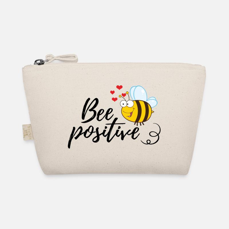 Funny Bee Saying Bee Positive Organic Pouch