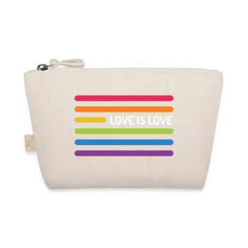 Mois de la fierté LGBT - Love is Love - Trousse biologique - nature - Devant