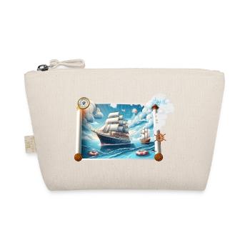 Nautische Segelreise - Bio-Täschchen - Natur - Vorne