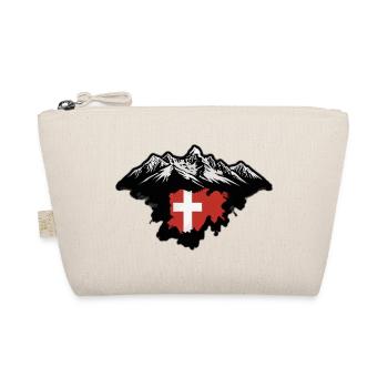 Swiss flag - Organic Pouch - nature - Front