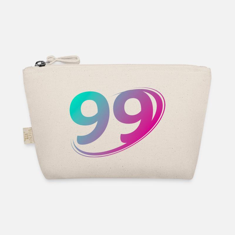 Number 99 multicolor Organic Pouch
