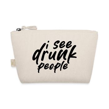 I See Drunk People - Bio-Täschchen - Natur - Vorne
