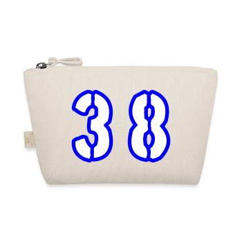 38 Number Symbol - Organic Pouch - nature - Front