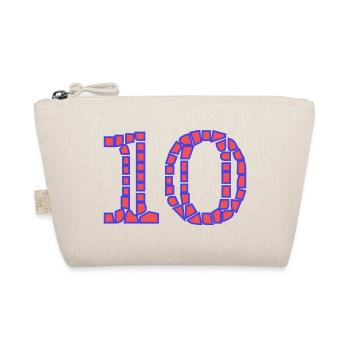 10. 10 YEARS. 10th ANNIVERSARY. 10 YEAR ANNIVERSARY. - Organic Pouch - nature - Front