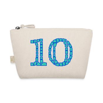 10. 10 YEARS. 10th ANNIVERSARY. 10 YEAR ANNIVERSARY. - Organic Pouch - nature - Front