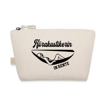Hörakustikerin in Rente Rentenbeginn Hörakustik - Bio-Täschchen - Natur - Vorne