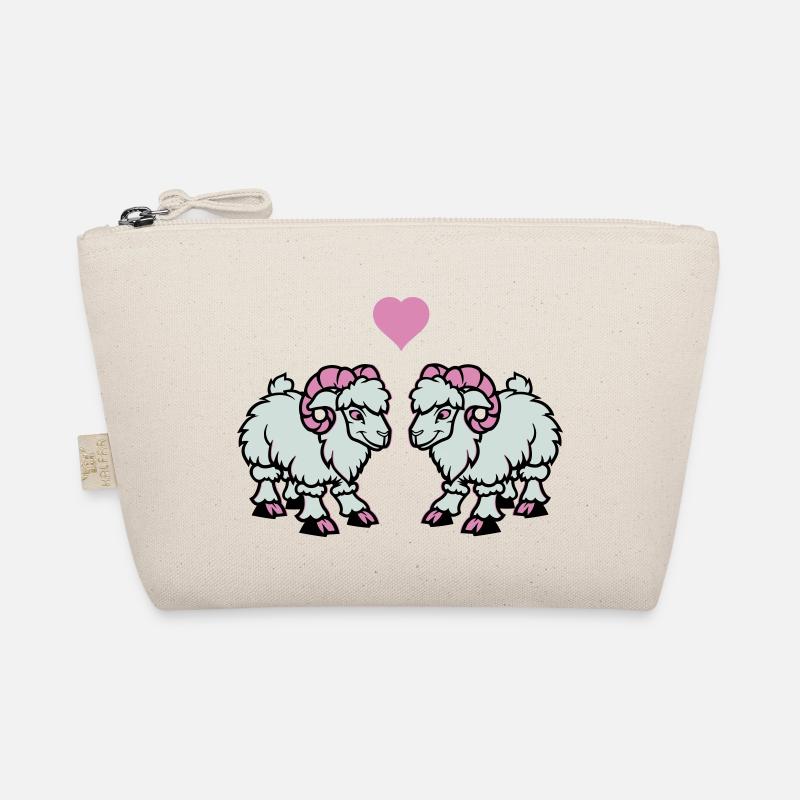 Sheep Comic Aries Love Organic Pouch