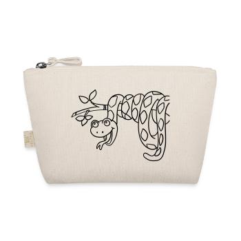 Coloring page for creative minds and little artists - Organic Pouch - nature - Front