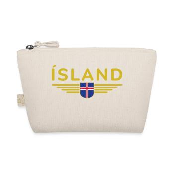 I Love Iceland Design T-Shirt Outfit - Organic Pouch - nature - Front