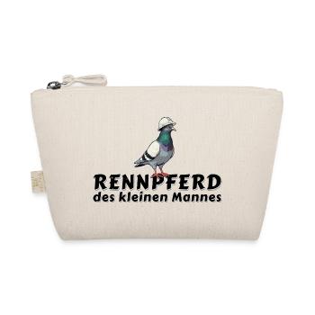 Tauben Shirt Tasse Hoodie Bergmann Rennpferd - Bio-Täschchen - Natur - Vorne