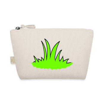 Grass Meadow Many Grasses Blades of Grass Green Nature Cool - Organic Pouch - nature - Front