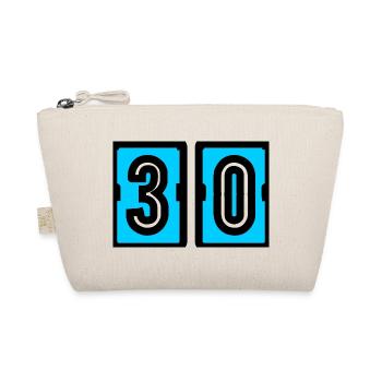 30. 30 YEARS. 30th ANNIVERSARY. 30 YEARS ANNIVERSARY. - Organic Pouch - nature - Front