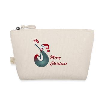 Give Empfangen Frohe Weihnachten - Bio-Täschchen - Natur - Vorne