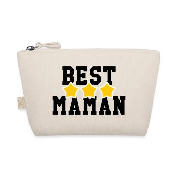 Best Mom - Mother's Day - Organic Pouch - nature - Front