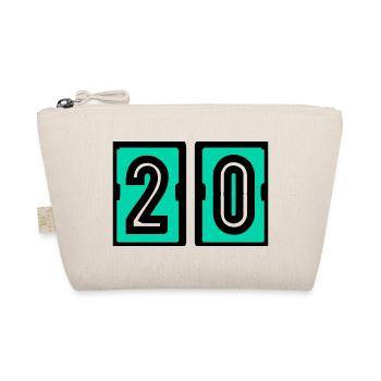 20. 20 ANS. 20e ANNIVERSAIRE. ANNIVERSAIRE 20 ANS. - Trousse biologique - nature - Devant