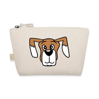 Visage de chien Petit Tête d’animal de compagnie Mignon - Trousse biologique - nature - Devant