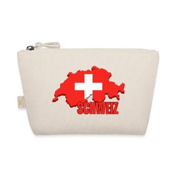Drapeau de la Suisse, fierté suisse - Trousse biologique - nature - Devant