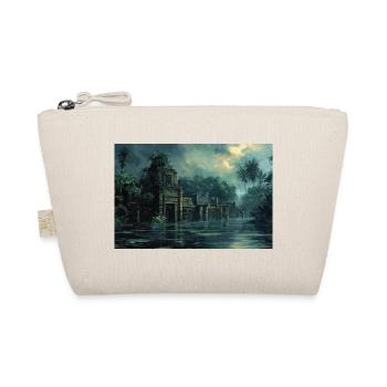Poster Illustration Paysage jungle en ruine - Trousse biologique - nature - Devant